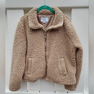 Iris Tan Sherpa Teddy Jacket 2XL